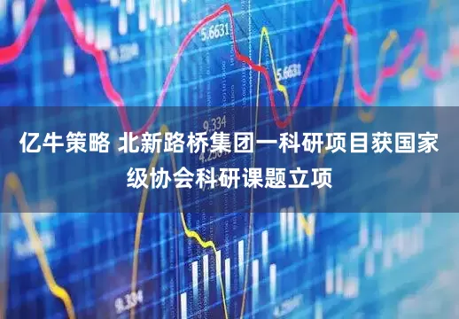 亿牛策略 北新路桥集团一科研项目获国家级协会科研课题立项
